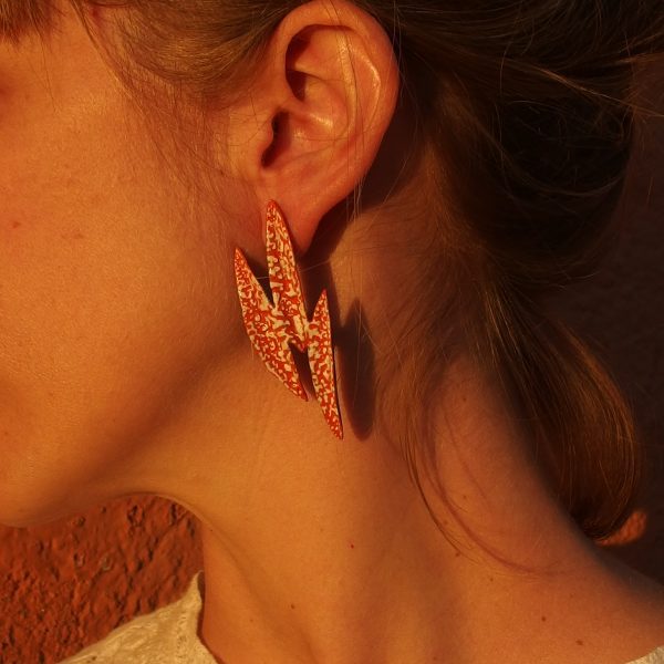 Anhelo grande. Blanco - Naranja