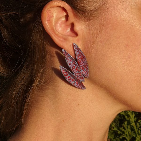 Anhelo grande. Rojo - Añil